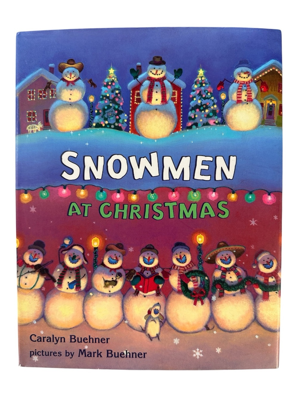 CHILDREN’S STORYBOOK “SNOWMEN AT CHRISTMAS” HARDCOVER FICTIONAL BOOK GENTLY USED